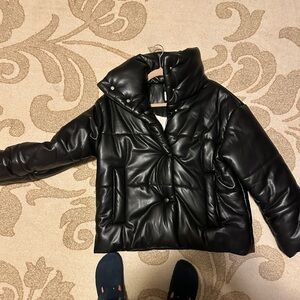 Brand new nanushka faux leather jacket